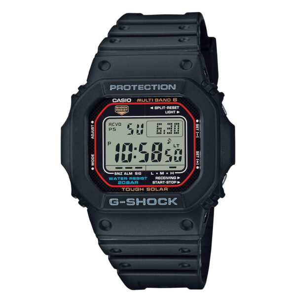 Casio G-Shock. Digital Classic. Radio-controlled Watch; Multi band 6