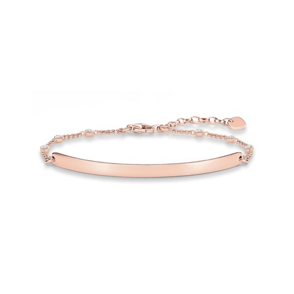 Thomas Sabo Lovebridge armband Rosé med Cubic stenar