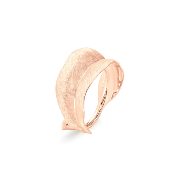 Ole Lynggaard Leaves ring, 18 k Roséguld. Stl 56 - 1 Exemplar