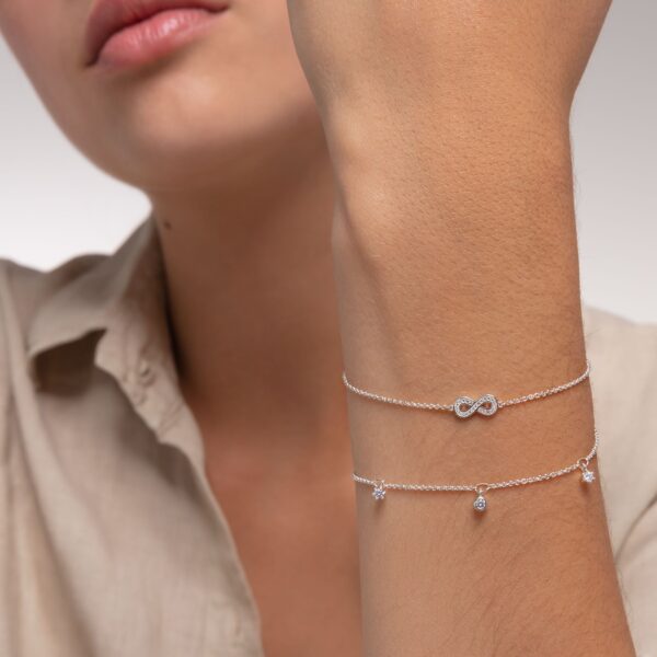 Thomas Sabo Infinity armband med vita stenar. Nyhet! - Bild 2