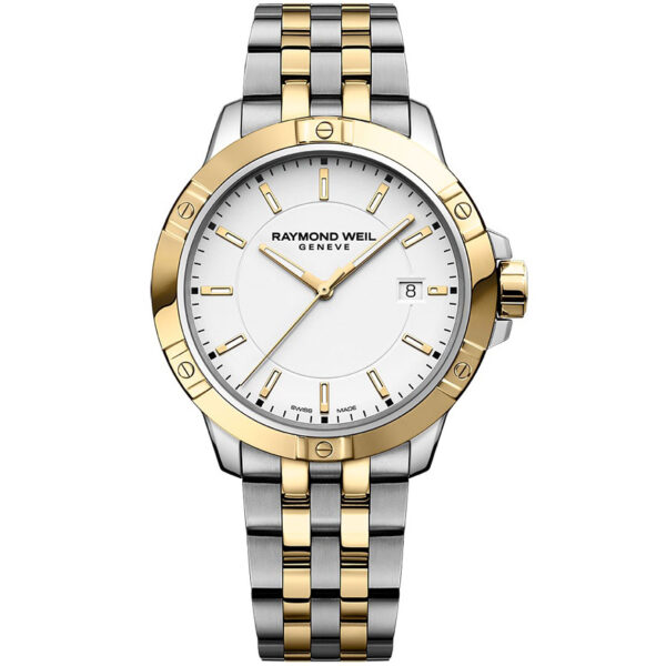 Raymond Weil Tango Classic 41 mm Ny vit tavla. Bicolor