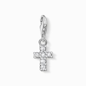 Thomas Sabo Charms berlock: Kors med stenar. Litet