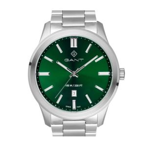 Gant Bridgeton - Stål Grön tavla. 43 mm