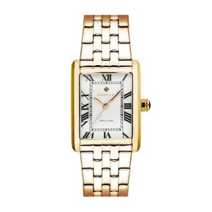 Gant Rhode Island Heritage. Guldpvd vit tavla - 24 mm