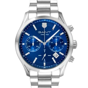 Gant Prestige GP206 - 43 mm Stål Blå tavla.