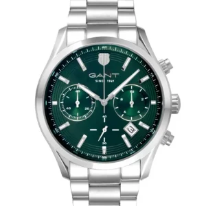 Gant Prestige GP206 - 43 mm Stål Grön tavla.