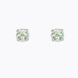 Caroline Svedbom Mini Stud Earrings / Chrysolite 5 mm Guld eller silver färg.
