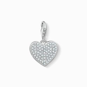 Thomas Sabo Charm - Hängsmycke hjärta pavé