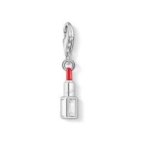 Thomas Sabo Charm - Red Lipstick. Silver