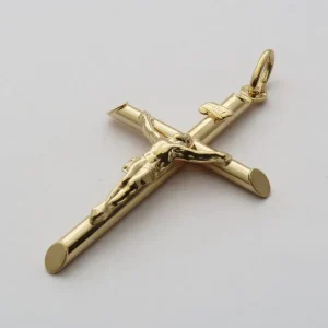 Guld 18k - Kors Krucifix  40*29 mm. Beställningsvara