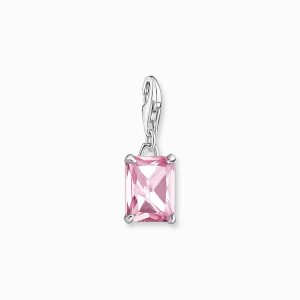 Thomas Sabo Charm Rosa sten i silver. 1 ex