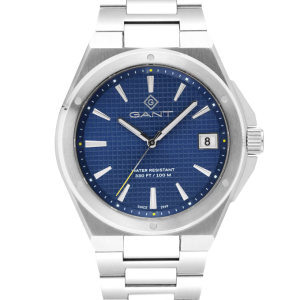 Gant Marshfield Stål Blå tavla. - 41 mm