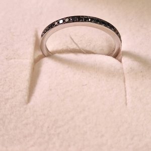 Rivoir Black Diamond 18 k 0,14 ct. Stl 53