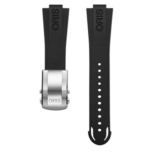 Oris Aquis Originalband i gummi med lås. Svart 22 mm. OBS, skicka Ref nr på klockan. Ej 400 modellen