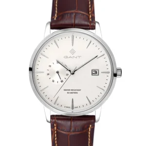 Gant East Hill Stål Vit tavla - 43 mm