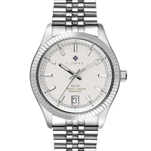 Gant Sussex Stål Vit tavla - 44 mm