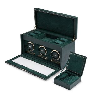 Wolf British Racing Green 3 Piece Watch Winder. Beställnings vara