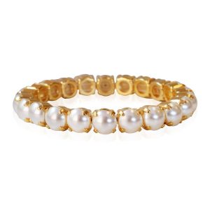 Caroline Svedbom Gia Studs Bracelet / Pearl