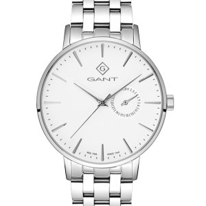 Gant Park Hill III Stål Vit tavla - 41 mm
