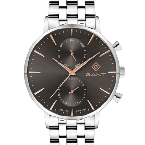 Gant Park Hill Day-Date Grå/Rosé tavla - 43 mm