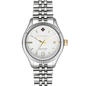 Gant Sussex  Stål Vit tavla - 34 mm