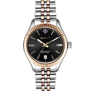 Gant Sussex Stål Svart tavla - 34 mm