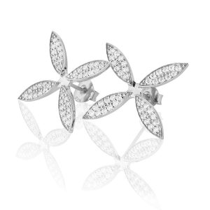 Carolina Gynning –  Sparkling ellipse örhängen Large