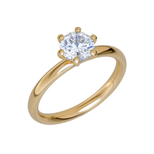 Schalins Glow - Smal enstensring 18k. 1,0 ct Diamant  - 6 klo.  Nu bättre pris!