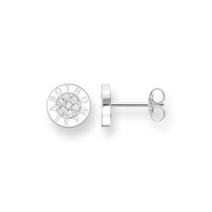 Thomas Sabo  Stiftörhängen classic pavé vit. Sista paren