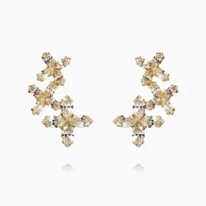 Caroline Svedbom Multi Star Cuff Earrings / Crystal. 1 ex