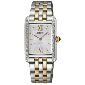 Seiko Dam Rektangulär - Classic style med stenar.