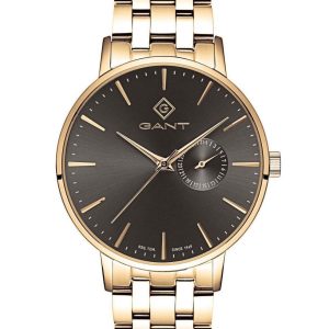 Gant Park Hill III Guldpvd Svart tavla - 41 mm