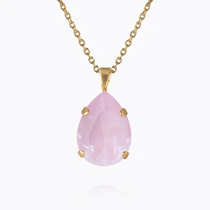 Caroline Svedbom Mini Drop Halsband / Soft Pink.