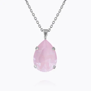 Caroline Svedbom Mini Drop Halsband / Soft Pink.