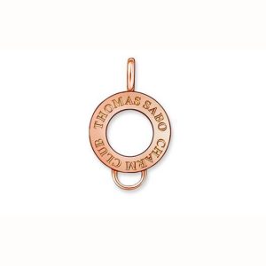 Thomas Sabo Charm Carrier, berlockhållare till halsband rosé