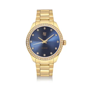 Sif Jakobs klocka Varelia - Blå urtavla och vita zirkoner. 32 mm. 1 exemplar