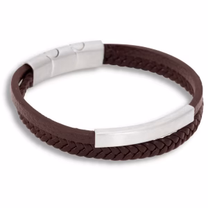 By Billgren - LEEROY Läderarmband Brunt eller Svart