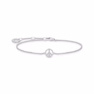 Thomas Sabo armband Peace med stenar i silver. 1 ex