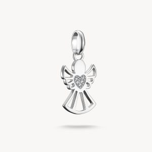 Thomas Sabo Charm-hängsmycke Ängel med stenar- Connect.