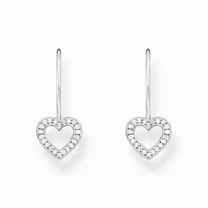 Thomas Sabo Örhängen Krok Hjärta Pavé 1 par