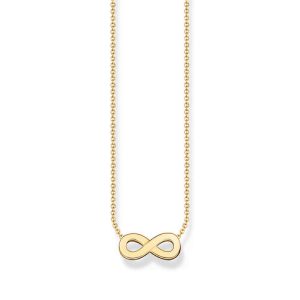 Thomas Sabo - Halsband Infinity "8" guldförgyllt silver. Sista exemplaren