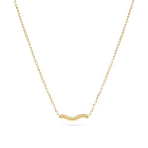 Sif Jakobs Halsband - Ellera Waves Pianura- 18 kt. guldpläterad