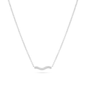 Sif Jakobs Halsband - Ellera Waves Pianura- Silver