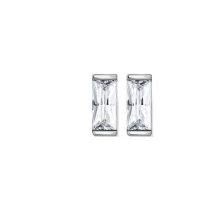 Thomas Sabo Örhängen med vit sten silver. Baguette. 1 par