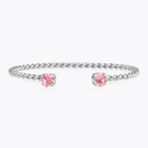 Caroline Svedbom Mini Twisted Bracelet / Light Rose