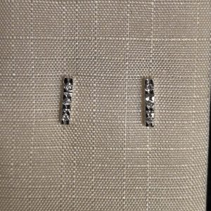 Örhänge vitguld 18k - Stav med diamanter. 0,08 ct 1 ex