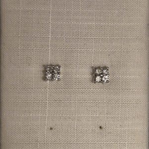 Örhänge vitguld 18k - med diamanter. 0,16 ct 1 ex