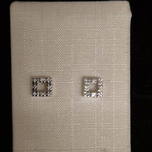 Örhänge 18k vitguld med diamanter. 0,10 ct 1 ex