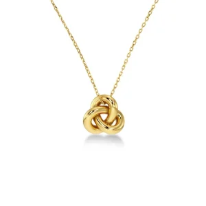 Edblad - Infinity Knot Necklace S Gold