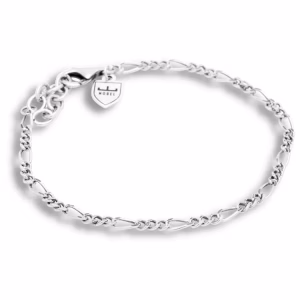 Nobel By Billgren - Silverarmband Figaro 3 mm